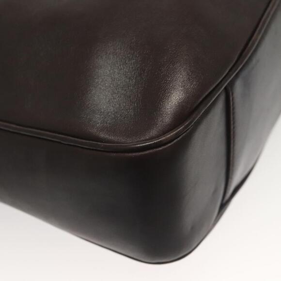 GUCCI Bamboo Hand Bag Leather Black Gold 001 001 - Picture 12 of 16